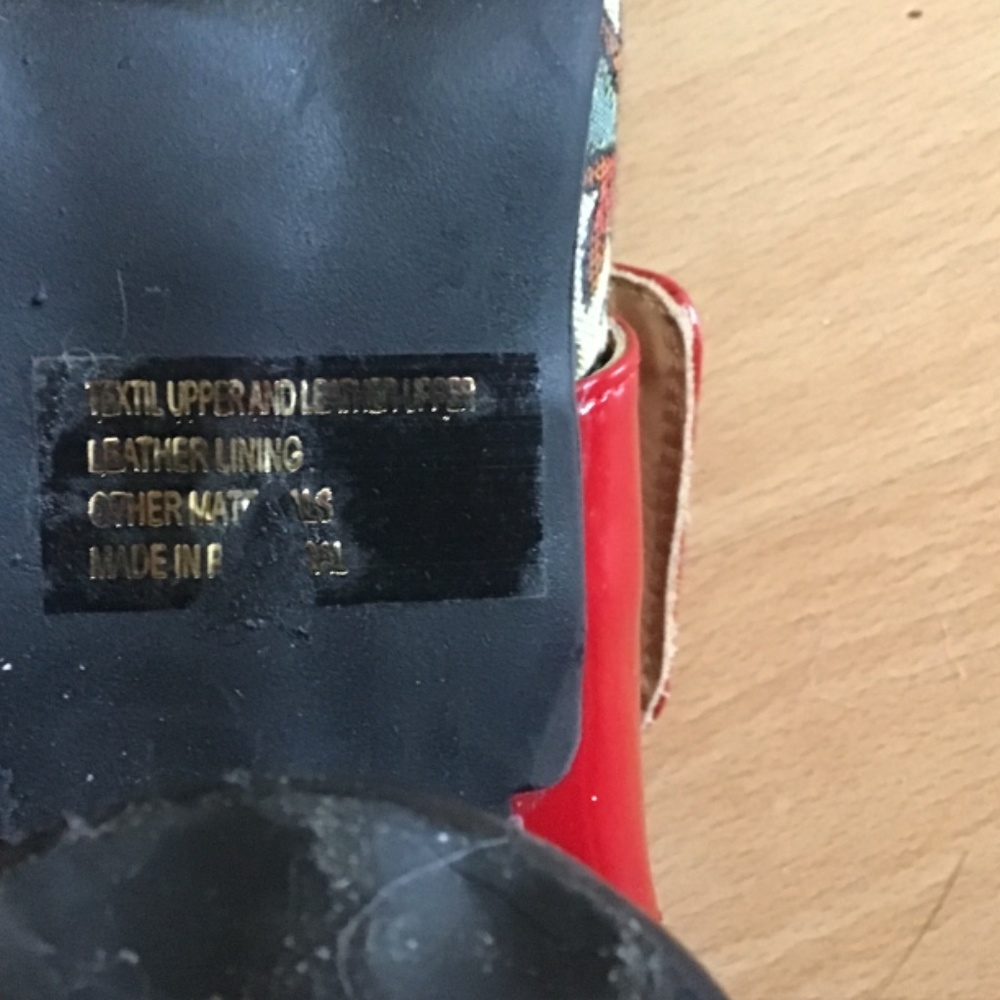 JOHN FLUEVOG LADIES ZAZA MARY JANE WIDE STRAP FABRIC  SHOE inc. SHOE BAG - Picture 15 of 15